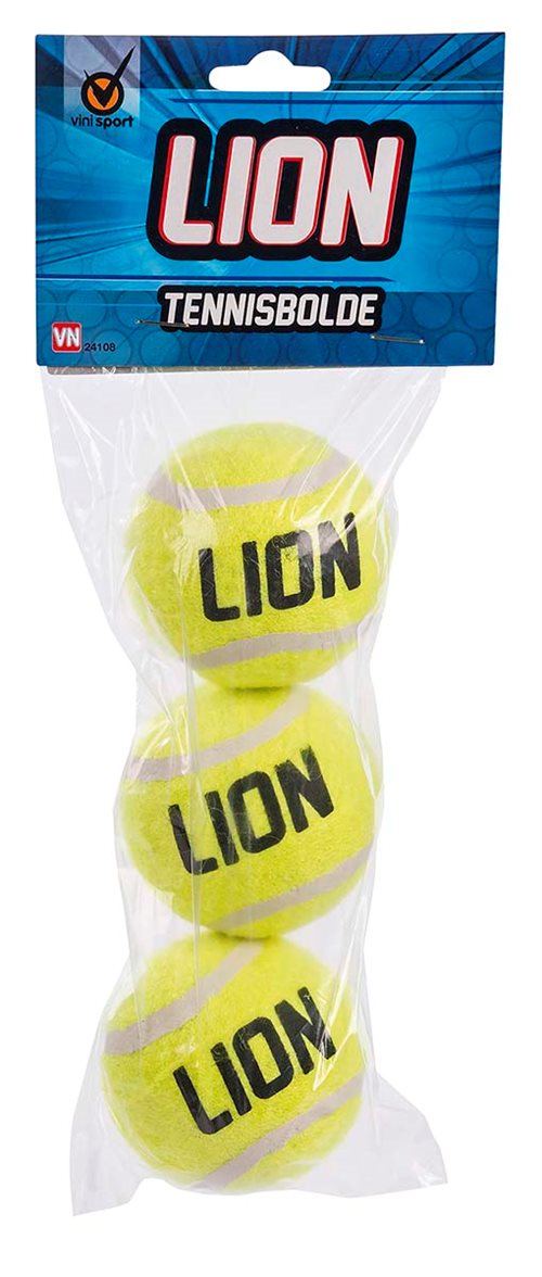 3xTennisbolde Lion