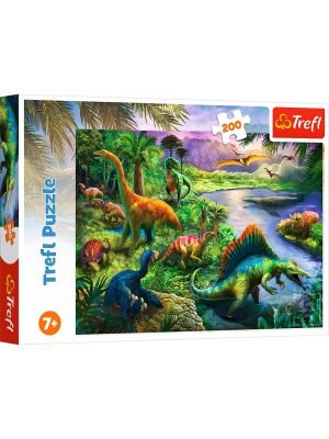 Puzzle | Predatory dinosaurs | 200 Brikker |