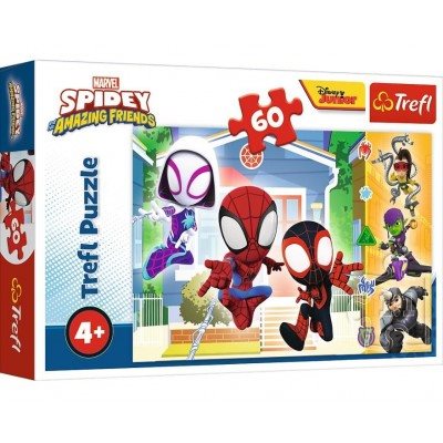 Puzzle | Spidey & friends | 60 Brikker |