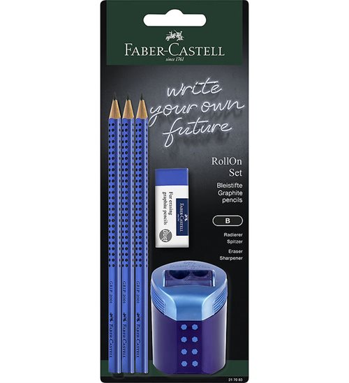 Faber Castell | Blyantsæt | Grip 2001 Sky blue |