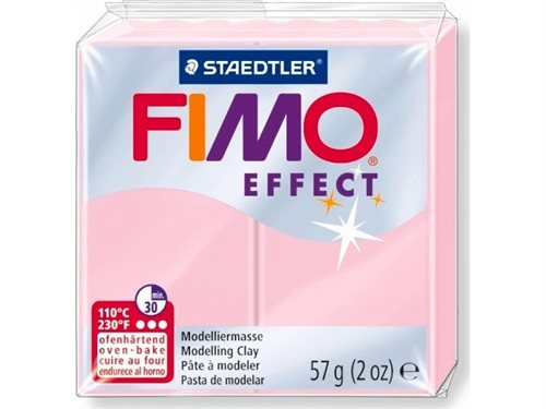 Modellervoks Fimo Effect - Lyserød 205