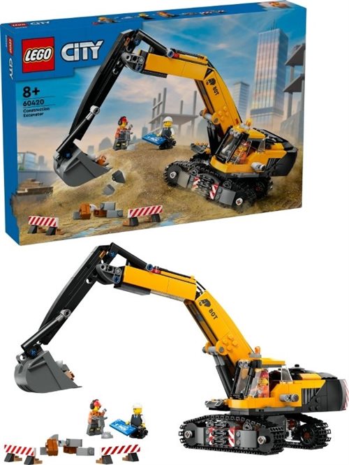 LEGO City | 60420 | Gul gravemaskine |