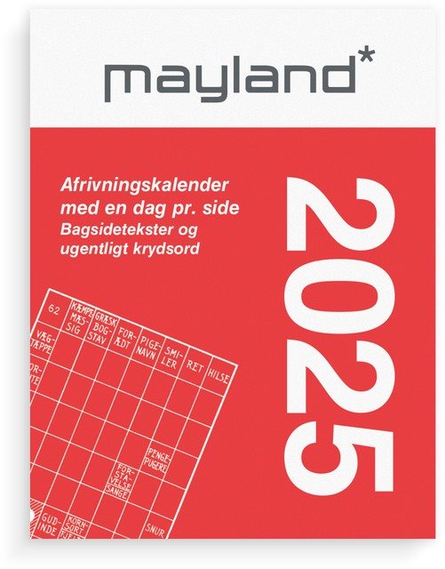 Mayland | Broderikalender Med Bagside Tekst | 2025 |