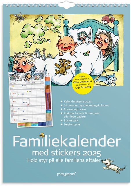 Mayland | Familiekalender D&S 6 kol. | A3 | 2025 |