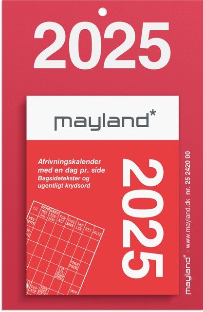 Mayland | Lille afrivningskalender | 2025 |