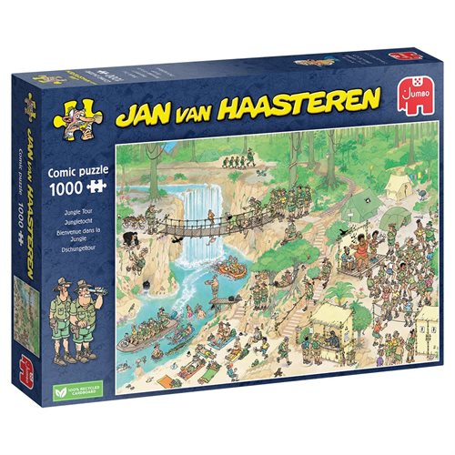 Puslespil | Jan van Haasteren - Jungle Tour | 1000 Brikker |