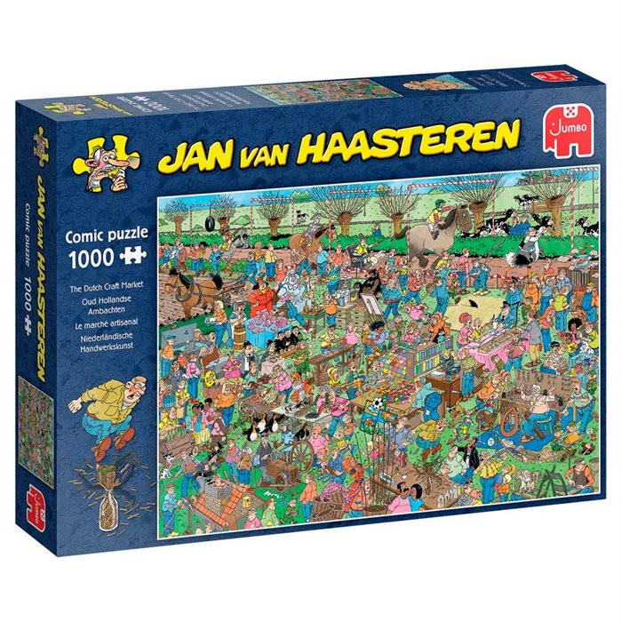 Puslespil | Jan van Haasteren - Markedsdag | 1000 Brikker |