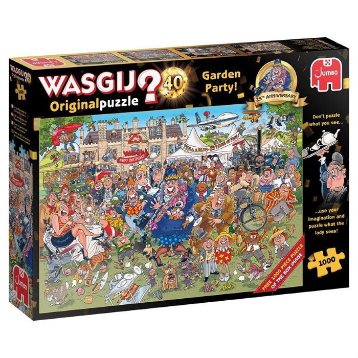 Puslespil | Wasgij Original 40 - Garden Party | 2 x 1000 Brikker |