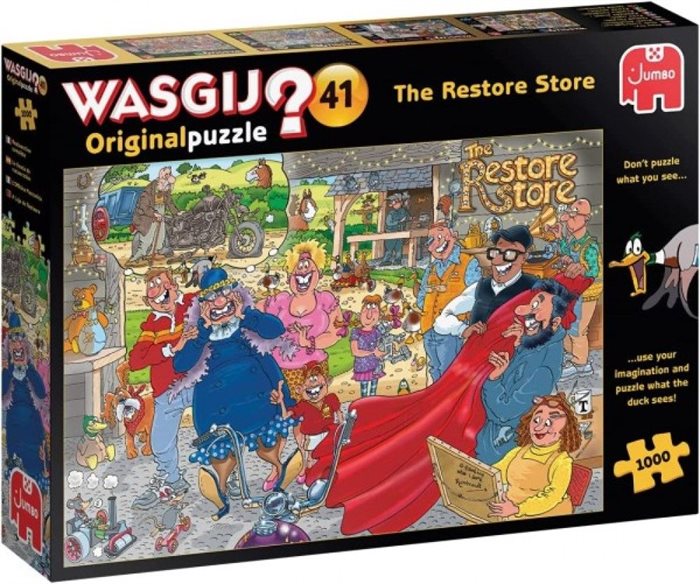 Puslespil | Wasgij Original 41 - The Restore Store | 1000 Brikker |