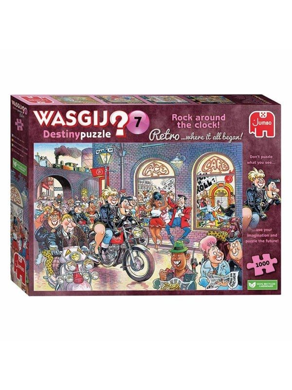 Puslespil | Wasgij Retro Destiny 7 - Rock around the clock | 1000 Brikker | 