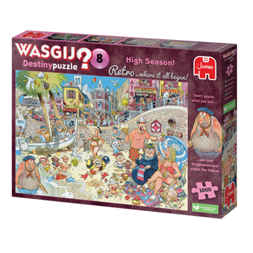 Puslespil |  Wasgij Retro Destiny 8 - High Season | 1000 Brikker |