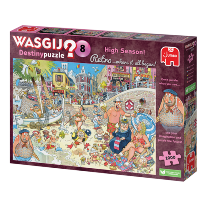 Puslespil |  Wasgij Retro Destiny 8 - High Season | 1000 Brikker |