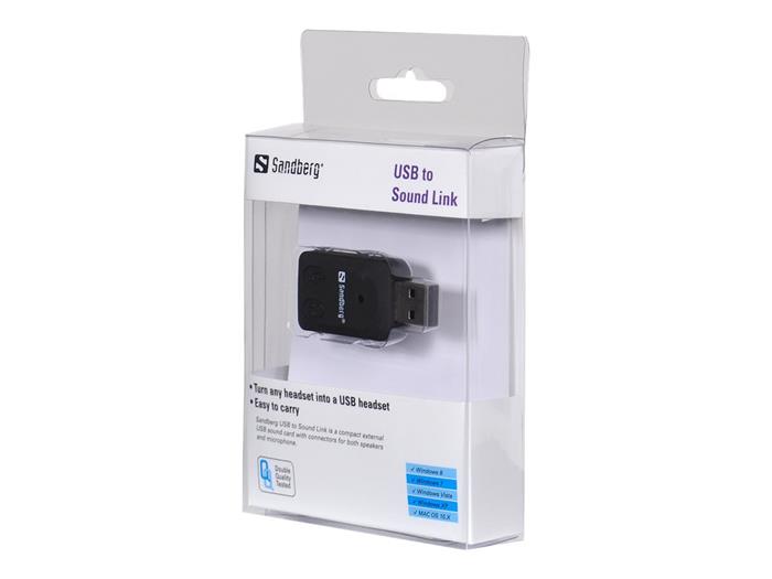 USB to Sound Link, Black