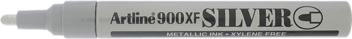 Metallic Markør Artline 900XF 2.3mm sølv