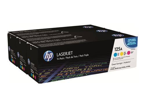 Color LaserJet 125A c/y/m tri-pack