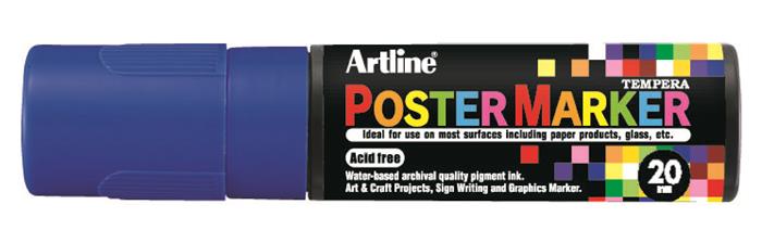 Poster Marker Artline 20 blå