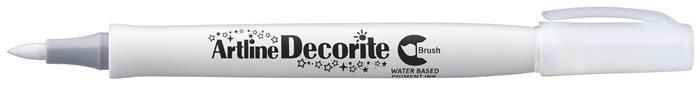 Artline Decorite Brush hvid