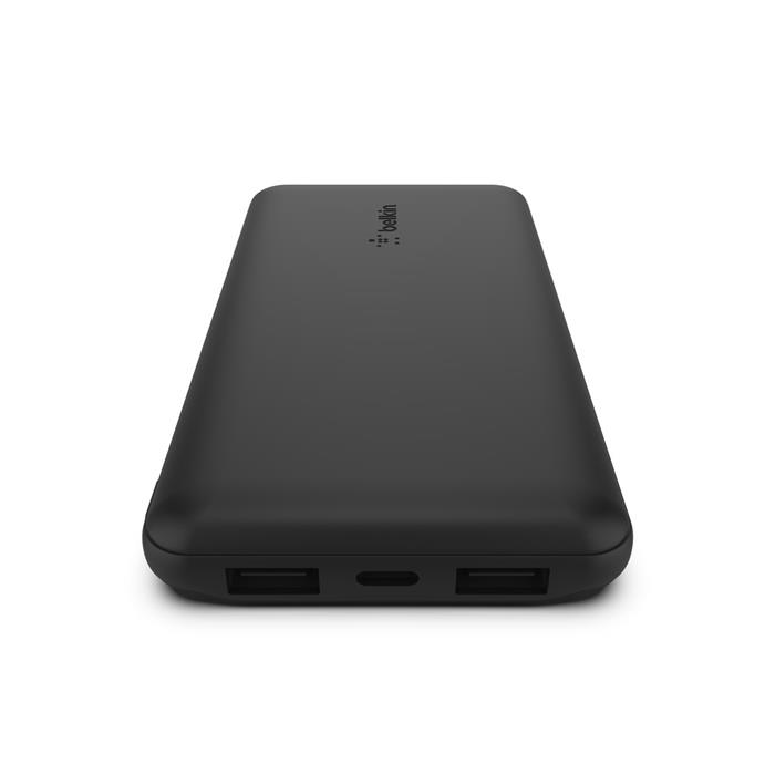 10K Power Bank w/USB-C 15W, Black