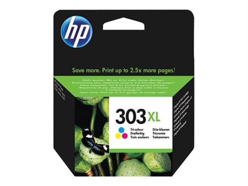 HP 303 XL tri-colour ink cartridge, blistered