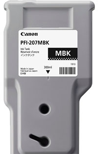 PFI-207 MBK mat black ink tank