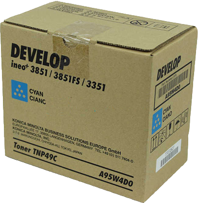 Develop TNP49C cyan toner 12K