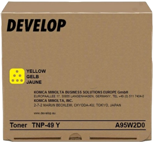 Develop TNP49Y yellow toner 12K