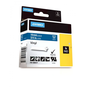 Tape Rhino 19mmx5,5m colour vinyl white/blu