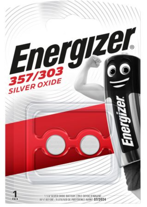 Energizer Silver Oxide SR44/EPX76 (2-pack)