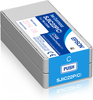 Ink cartridge for TM-C3500 Cyan (SJIC22P)