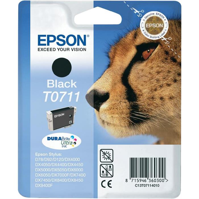 T0711 Black Ink Cartridge 7.4 ml