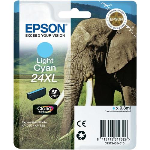 T2435 Light Cyan Ink Cartridge 24XL