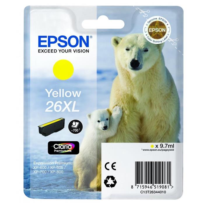 T2634 Yellow Ink Cartridge XL