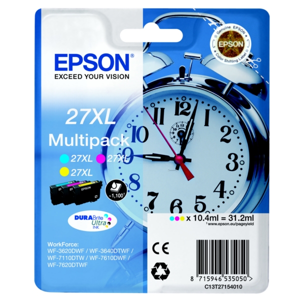 T2715 3-Color Multipack Ink Cartridge XL