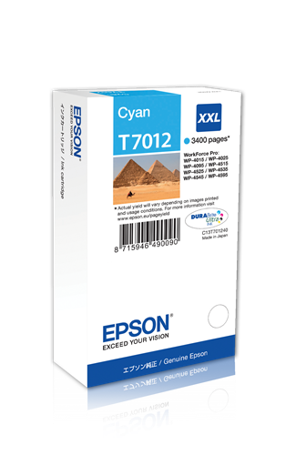 T7012 Cyan Ink Cartridge XXL