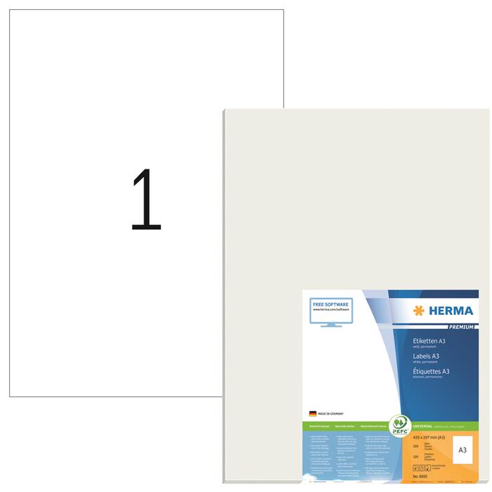 Herma etiket Premium A3 100 420x297 (100)