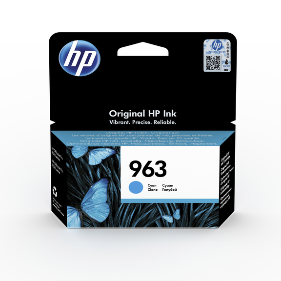 HP 963 Cyan Ink Cartridge