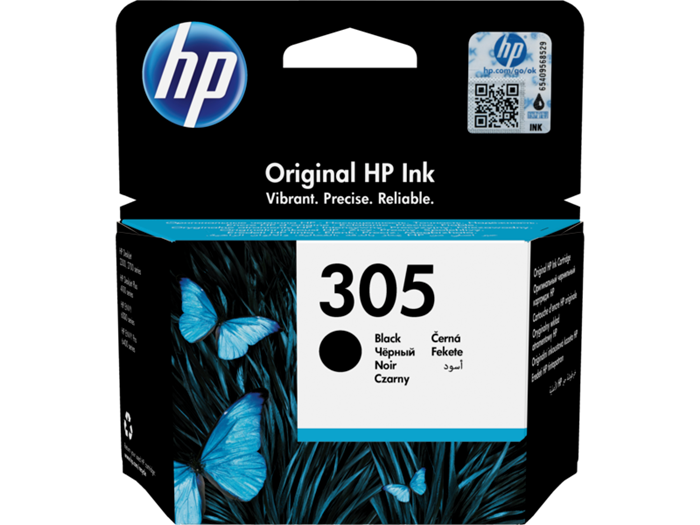 HP Blækpatron | 305 | Sort | Ink Cartridge |