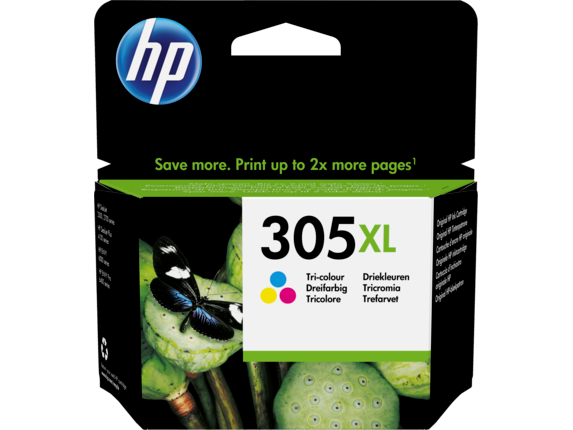 HP 305XL High Yield Tri-color Ink Cartridge blistered