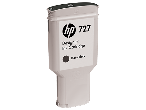 HP 727 matte black ink cartridge, 300 ml