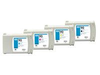 HP 90 black ink cartridge, 400ml