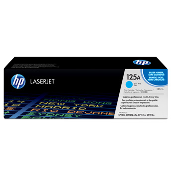 Color LaserJet 125A cyan toner