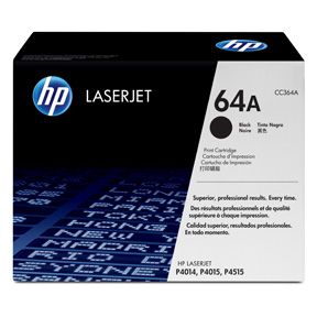 LaserJet 64A black toner cartridge