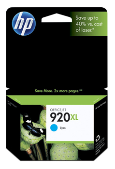 HP 920 XL officejet cyan ink cartridge