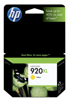 HP 920 XL officejet yellow ink cartridge