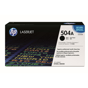 Color LaserJet 504A black toner 5K