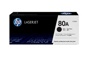 LaserJet 80A black toner cartridge