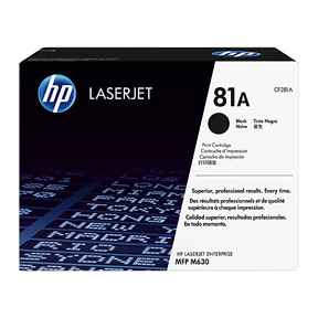 LaserJet 81A toner cartridge