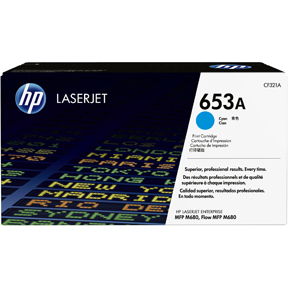 Color laserjet 653A cyan toner cartridge