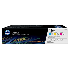 Color LaserJet 126A c/y/m tri-pack