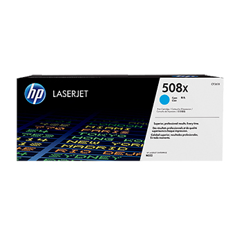 Color LaserJet 508X cyan toner